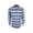 Blue/White, variant on Men's Flannel Shirt Green/Gray Large