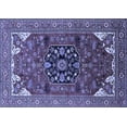 thumbnail image 1 of Ahgly Company Indoor Rectangle Persian Blue Traditional Area Rugs, 7' x 9', 1 of 4