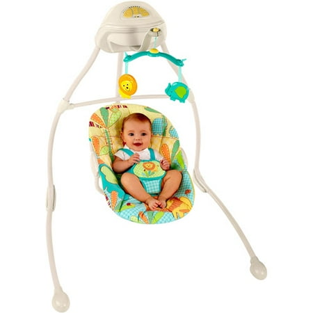 Bright Starts Sunnyside Safari Plug In Sway Swing
