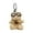 khaki heart, variant on Lovely Pilot Bear Keychain Cute Pendant for Bag and Key Plush Keyring Phone Charm Personalized Animal Decoration