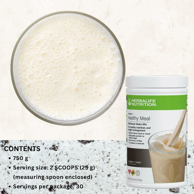 Cookies n' Cream Formula 1 Nutritional Shake Mix 750g, Meal