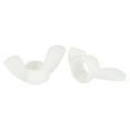 thumbnail image 1 of Tuercas de ala M8 Tuerca mariposa Nylon Blanco Paquete de 50, 1 of 5