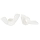 thumbnail image 1 of Tuercas de ala M8 Tuerca mariposa Nylon Blanco Paquete de 50, 1 of 5