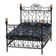 thumbnail image 5 of Dollhouse Miniature Decor,1/12 cama doble de metal,Muebles de 1/12 dormitorio,Accesorio de 1/12 habitaciones,Accesorio de la casa de muñecas,1/12 cama de metal,Estilo retro europeo,1/12 escala, 5 of 9