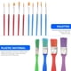 thumbnail image 4 of GOOHOCHY 1 juego de bandejas de pigmentos, pinceles para pintar, tazas, paletas de colores para arte DIY, 4 of 7