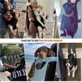 thumbnail image 3 of Mochila transportadora para perros, ajustable, frontal, con patas hacia afuera, fácil de ajustar, ideal para senderismo, camping, perros pequeños, medianos y gatos., 3 of 5