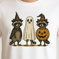 thumbnail image 3 of Boo Ghost Raccoon Halloween Sublimation – T-Shirt / Hoodie / Sweatshirt – Funny Halloween Theme – Casual Wear for Spooky, 3 of 6
