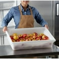 thumbnail image 3 of TrueCraftware- 8.75 Gallon White Food Storage Box Polypropylene 18" X 26" X 6"- Food Storage Container Meal Prep Containers Reusable for Home Cafeteria Kitchen Organization Dishwasher Safe, 3 of 6
