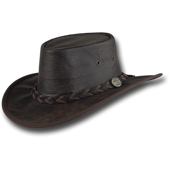 Barmah Hats Vintage Kangaroo Leather Hat - Item 1018