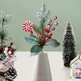 thumbnail image 4 of Christmas Artificial Berry Twigs for Christmas Tree Decoration, Artificial Pine Branches Red Berry Stems Pine Picks Spray with Pine Cone Apples Holly Leaves for Craft Floral Wreath Picks, 4 of 6