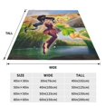 thumbnail image 4 of Tinker Bell Fleece Blanket Super Soft Cozy Warm Flannel Fleece Throw Blanket For Couch Bed Sofa Throw 80"X60", 4 of 7