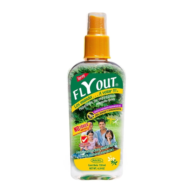Repelente de Mosquitos Fly Out Spray 130 ml Multicolor