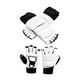 thumbnail image 2 of Equipamiento de taekwondo y karate, muñequera, guantes transpirables de media longitud para niños. SG, 2 of 9