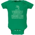 thumbnail image 1 of Always Be Yourself Chameleon Kelly Green Soft Baby One Piece, 1 of 1