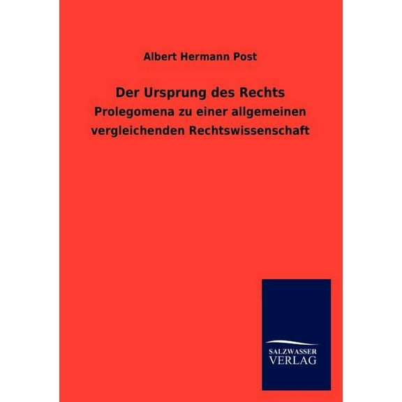 Der Ursprung des Rechts (Paperback)