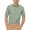 Mint, variant on Men's Basic Urban Slim Fit Short Sleeve Dress Shirts