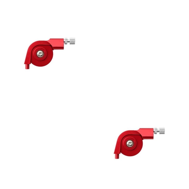 Yuarrent Convertidor de carrera, dispositivo tensor de cambio de Cable de freno, procesamiento CNC, adaptador de tensión ajustable de alta Rojo 2Conjunto