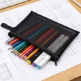 thumbnail image 5 of Weloille A5 Clear Mesh Storage Bag 1 Piece, Multifunctional Portable Handle File Bag, Breathable Lightweight Organizer Pouch, for Storing Pens Cosmetics Toys Office Supplies Small Items, 5 of 6