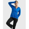 thumbnail image 6 of Hanes Sport Women's Full-Zip Fleece Hoodie Awesome Blue Heather L, 6 of 10