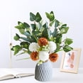 thumbnail image 4 of SPOORYYO Artificial Flower Ornaments Decorative Home Accents Indoor Floral Arrangements for Living Room and Dining Table, 4 of 6