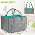 thumbnail image 5 of Misright Foldable Felt Carryall Bag Multiple Compartments For Daily life Use, 5 of 8