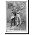 thumbnail image 2 of Historic Framed Print, The Navy needs you! Dont read American history - make it!. James Montgomery Flagg The H.C. Miner Litho. Co. N.Y., 17-7/8" x 21-7/8", 2 of 9