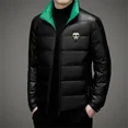thumbnail image 3 of Chaqueta corta de plumón, chaquetas acolchadas ligeras de lujo, ropa de diseñador para hombre, plumón de pato, acolchado para hombre, abrigo de invierno cálido y frío para hombre, 3 of 5