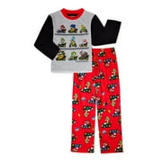 Super Mario Bros. Boys' Long Sleeve Long Pajama Set, Sizes 4-10