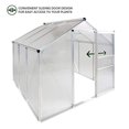 thumbnail image 5 of Ogrow Serre en Aluminium - Walk-In 6' X 6'- avec Porte Coulissante et Évent de Toit Réglable, 5 of 5