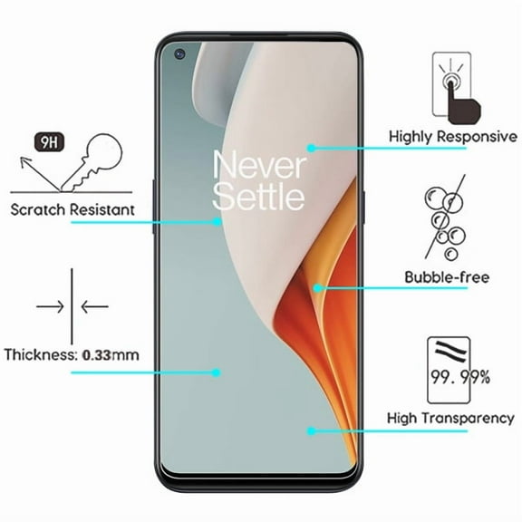 for OnePlus Nord N100 Screen Protector Tempered Glass [9H Hardness] [Ultra-Clear] [Case Friendly] Premium Tempered Glass Screen Protector Cover by Xpm
