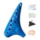 thumbnail image 2 of Ocarina de 12 agujeros, instrumento musical compacto para adultos, amantes de la música y principiantes. Azul, 2 of 6