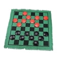 thumbnail image 2 of Juego de Mesa de Damas Strade Fareast Limited 3 en 1 Tapete de Juego Verde, 2 of 8