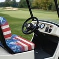 thumbnail image 4 of Aplkyhs Fireworks American Flag Golf Cart Seat Towel Blanket Independence Day Golf High Quality Golf Cart Seat Cover Stylish Club Car Precedent Seat Covers Keep Seats Cool, 4 of 7