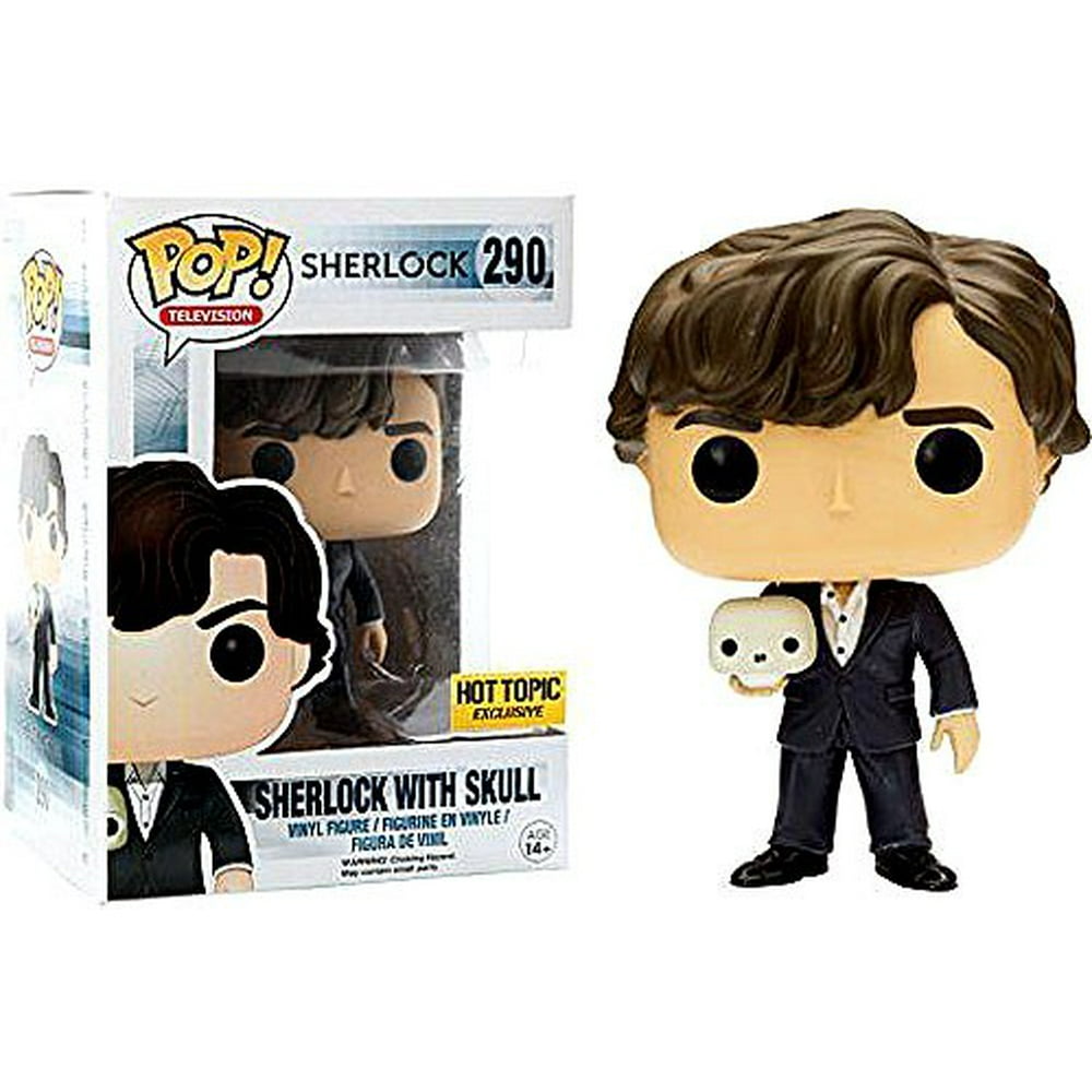 Sherlock Holmes Pop Vinyl Figure Funko POP! Television Sherlock with Skull Vinyl Figure - Walmart.com