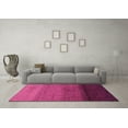 thumbnail image 3 of Ahgly Company Indoor Square Abstract Pink Modern Area Rugs, 7' Square, 3 of 4