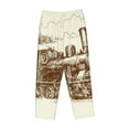 thumbnail image 4 of Haiem Train Women's Pajama Pants Ultra Lightweight Pjs Bottoms Sleepwear Bottom Pants With Pocket Drawstring-Small, 4 of 7