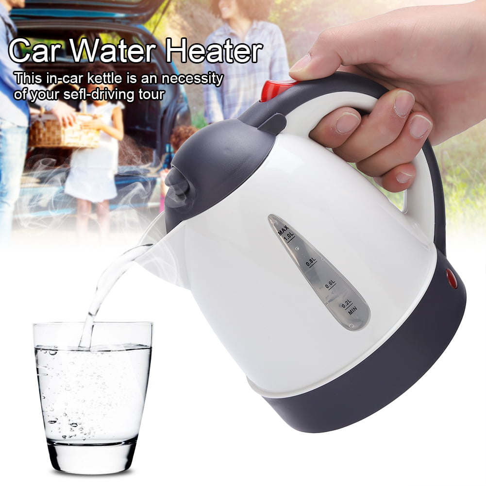 12V Portable Car Kettle Set Motor Home Water Heater Boiler For Tea Coffee Maker 