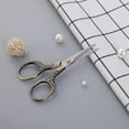thumbnail image 1 of BAOPAI Vintage Stainless Steel Electroplated Scissors with Elegant Carved Handle for Cross Thread Ends Home Office and Craft Use Durable and Rust-Resistant, 1 of 3