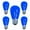 dark blue, variant on Red S14 LED Filament Bulbs - Box of 5