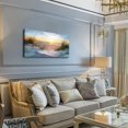 thumbnail image 2 of Aaheei Canvas Wall Art For Living Room Wall Art Decor For Bedroom Blue Ocean Beach Landscape Paintings Poster Prints Artwork Office Decorations Seascape Wall Pictures Modern Room Home Decor Works, 2 of 6