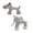 C, variant on PrimeGo Plush Dog Chew Toy Squeaky Linen Stuffed Animals Interactive Puppy Teething Toy for Small And Medium Dogs Teeth Cleaning