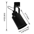 thumbnail image 6 of Kiven J-Type Track Lighting, 1-Light Vintage Juno Track Light Head with Adjustable Light Arm for Kitchen Island Cafe Bedroom, 6 of 7