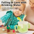 thumbnail image 6 of Vensio -300ml Baby Sippy Cup with Soft Silicone Straw and Double Handle, Non-Slip Grooved Training Cup for Toddlers, BPA Free Leak-Proof Water and Juice Bottle Green, 6 of 8