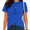 1-blue, variant on Women's Single Line Sketch Flame Mix Serif Cursive Saint Faith Inspirational Quote Graphic Commuting Short Sleeve T-Shirt