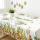 thumbnail image 4 of Cubierta de Mesa de Comedor Al Aire Libre 140x178cm Impermeable de Toda la Temporada, Lindo Huevo de Pascua de Conejo Poliéster de Impresión Floral para Picnic, Fiesta E Interior, 4 of 6