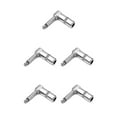 thumbnail image 1 of Guardoinrt 6.35mm Right Angle for Jack 1/4 Inch Mono Microphone Terminal Adapter Connector Replacing Parts Stringed Equipment Supplies Normal 5Set, 1 of 6