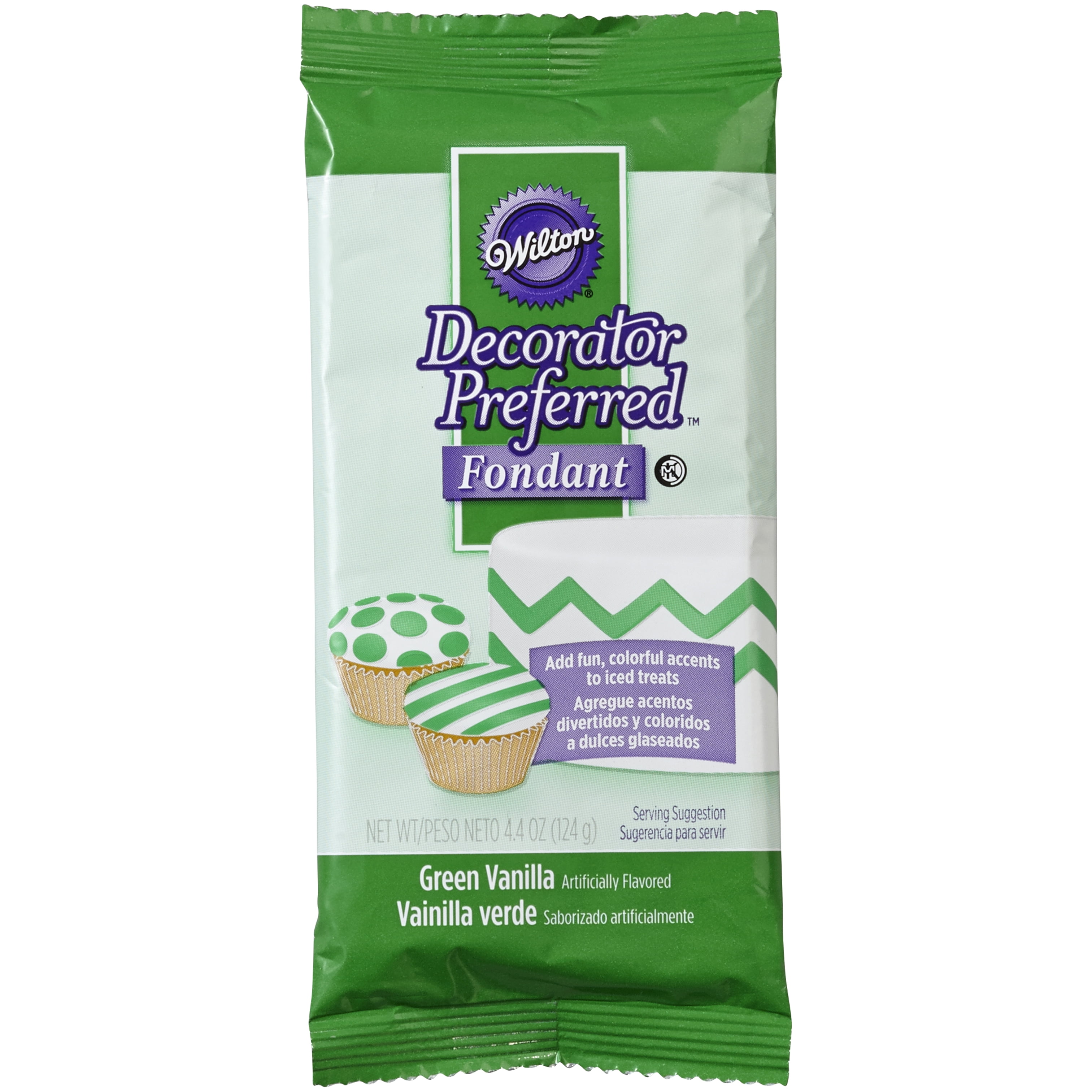 Wilton Decorator Preferred Fondant, Green, 4.4oz