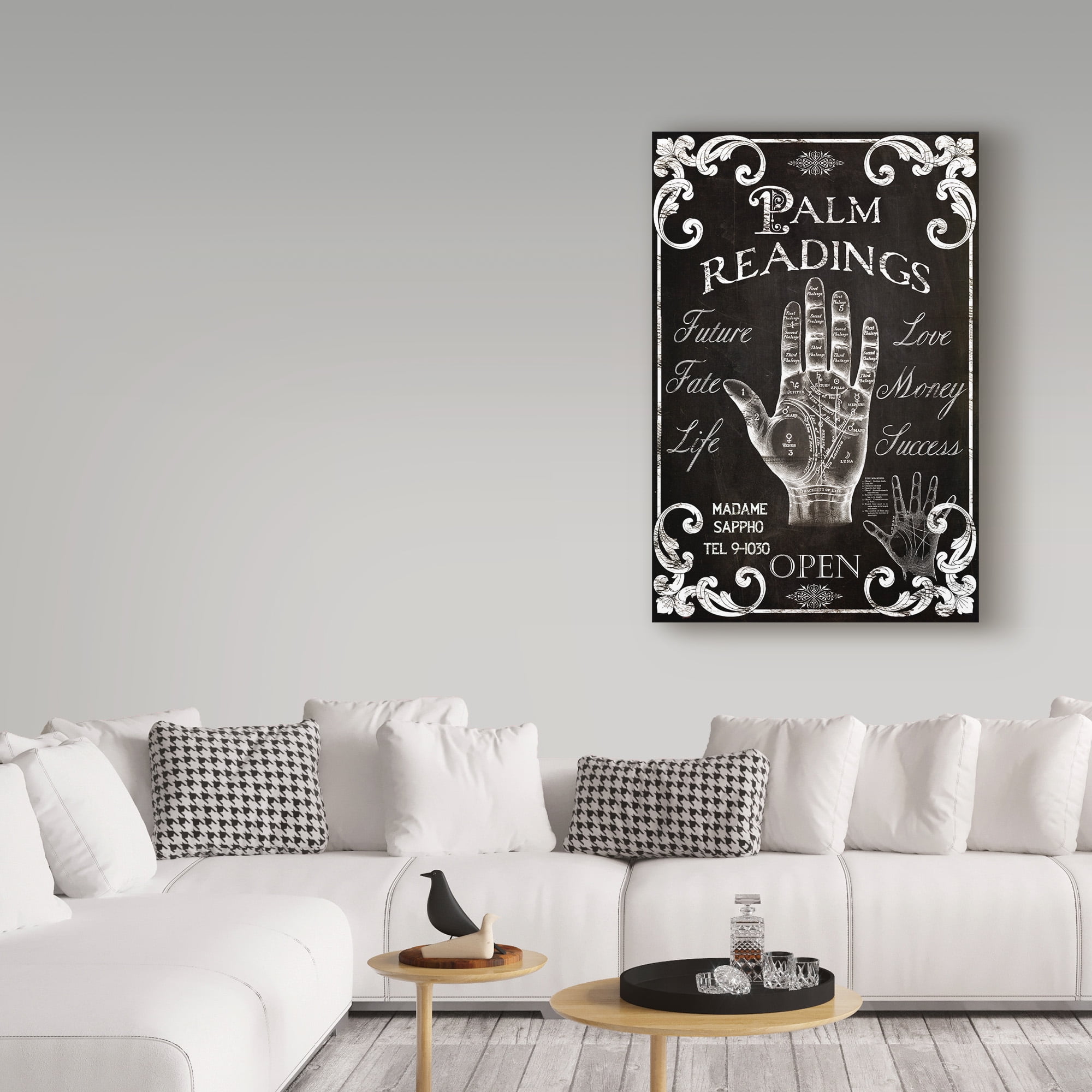 Trademark Fine Art 'Dark Signs 4' Canvas Art by Color Bakery