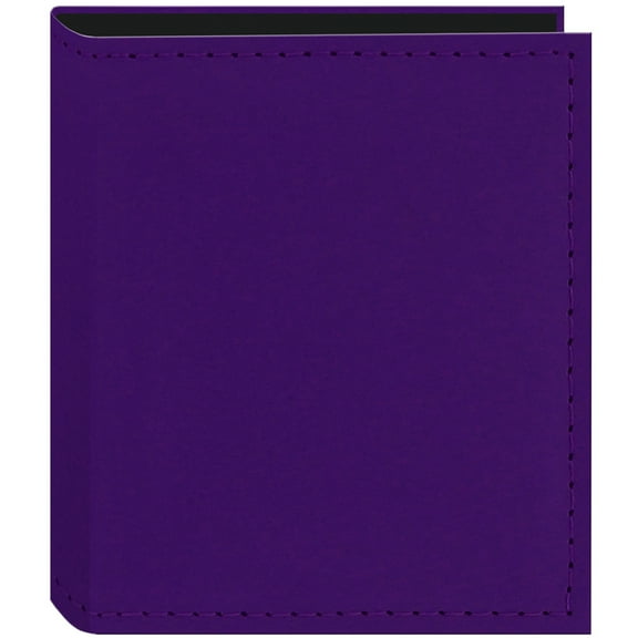 Pioneer IS40-PR PIONEER 1UP SEWN LEATHERETTE INSTANT PHOTO ALBUM 4.75"X6.37" - Purple