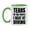 White/Light Green, variant on Funny Diving Mug - "Tears Of The People I Beat At Diving" - 11Oz Or 15Oz Ceramic Coffee Cup